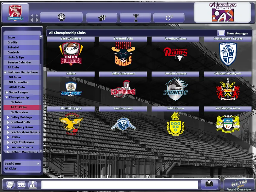 Скриншот 8 к игре Rugby League Team Manager 2015