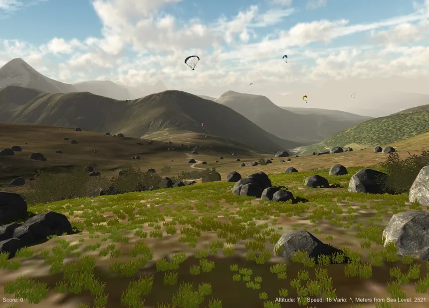 Скриншот 2 к игре 3D Paraglider