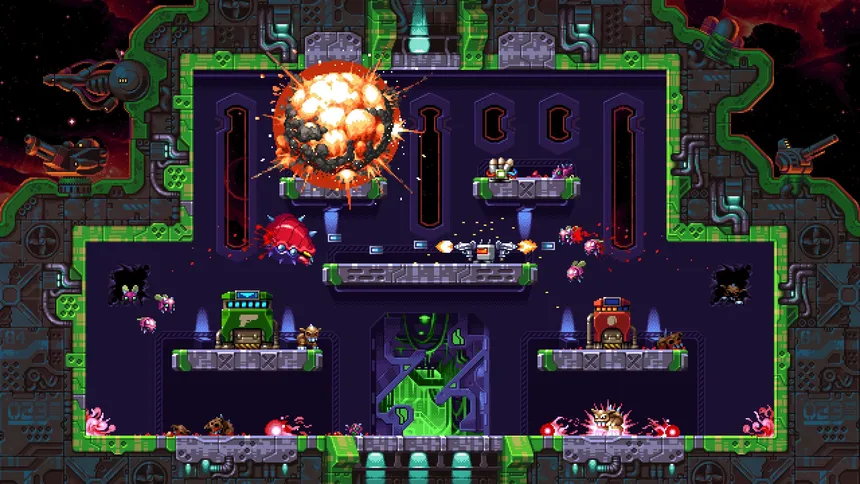 Скриншот 1 к игре Super Mutant Alien Assault