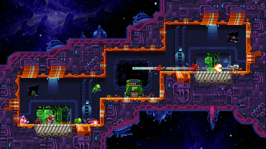 Скриншот 2 к игре Super Mutant Alien Assault