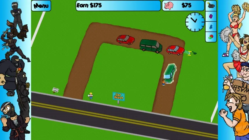 Скриншот 2 к игре Car Washer: Summer of the Ninja