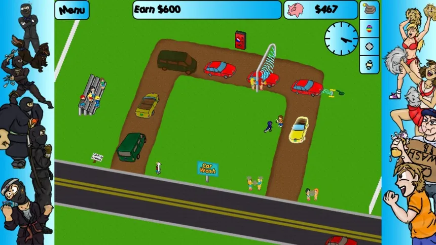 Скриншот 4 к игре Car Washer: Summer of the Ninja