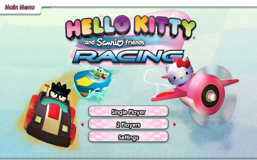 Скриншот 1 к игре Hello Kitty and Sanrio Friends Racing