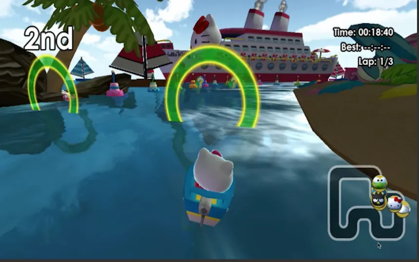 Скриншот 3 к игре Hello Kitty and Sanrio Friends Racing