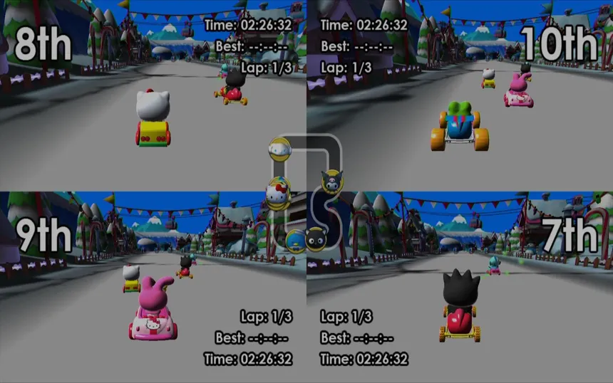 Скриншот 6 к игре Hello Kitty and Sanrio Friends Racing