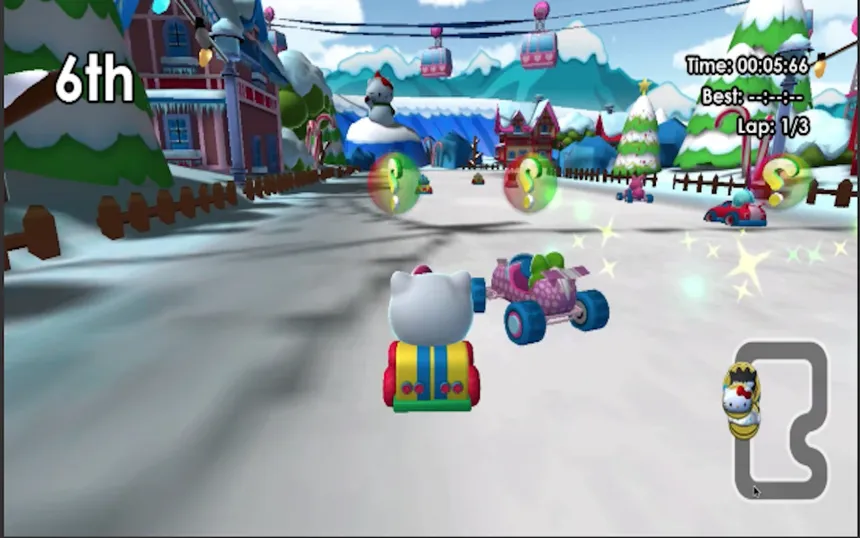 Скриншот 7 к игре Hello Kitty and Sanrio Friends Racing