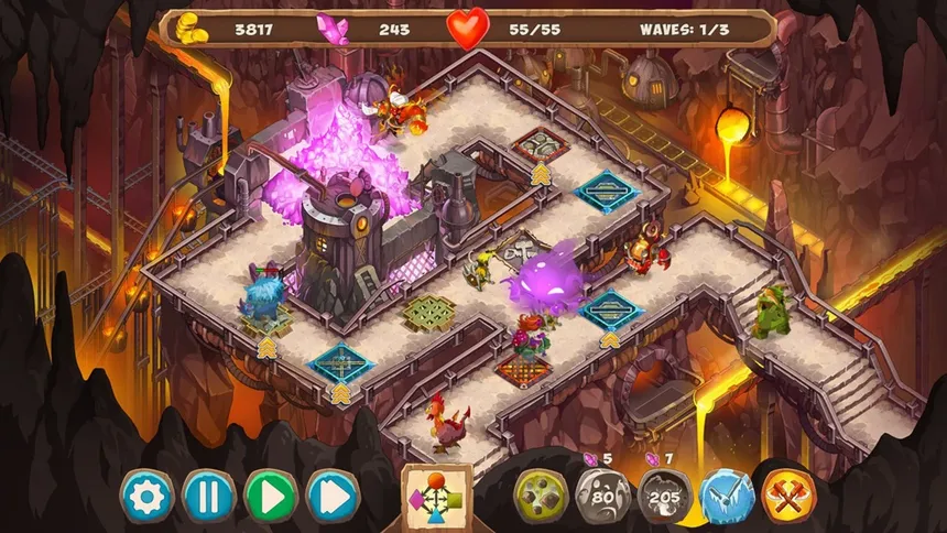 Скриншот 4 к игре Gnumz: Masters of Defense