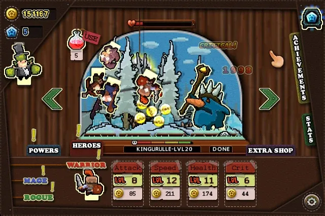 Скриншот 2 к игре Tap Heroes