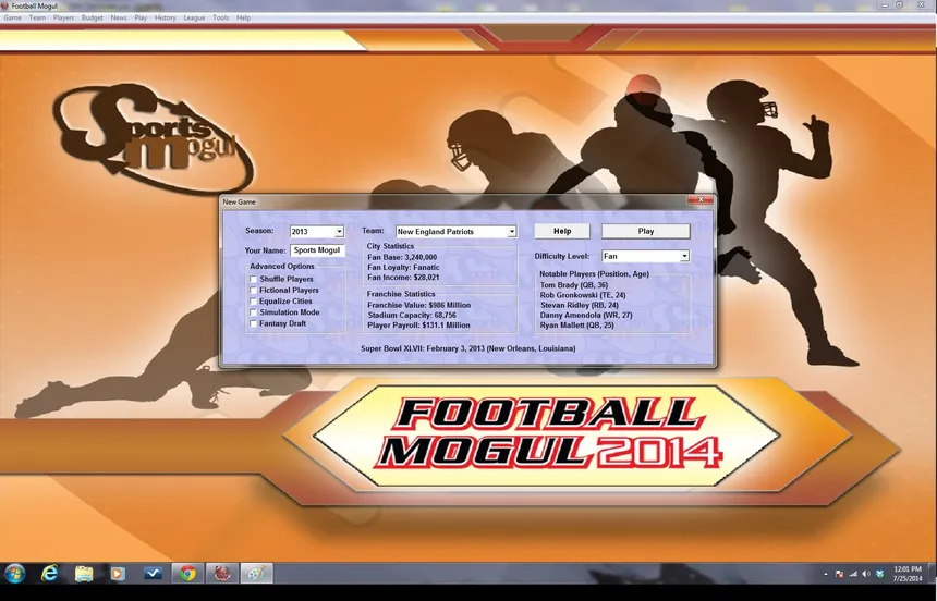 Скриншот 4 к игре Football Mogul 2014
