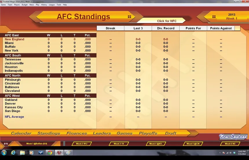 Скриншот 6 к игре Football Mogul 2014
