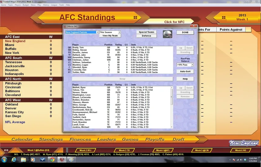 Скриншот 7 к игре Football Mogul 2014