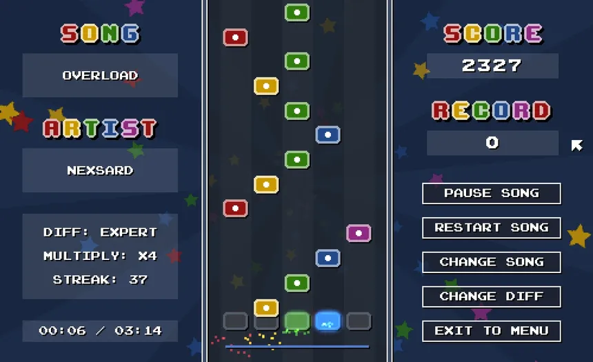 Скриншот 1 к игре Chiptune Champion