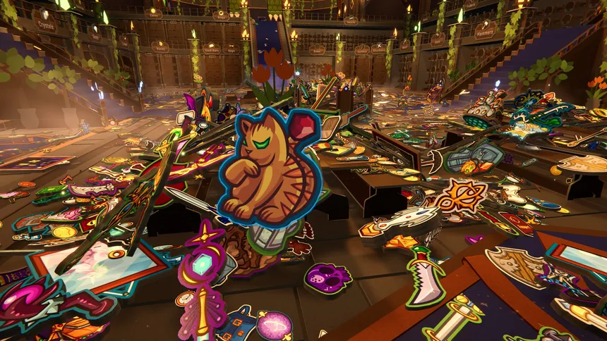 Скриншот 1 к игре Folded Fables: Tidy Up The Dragon Hoard
