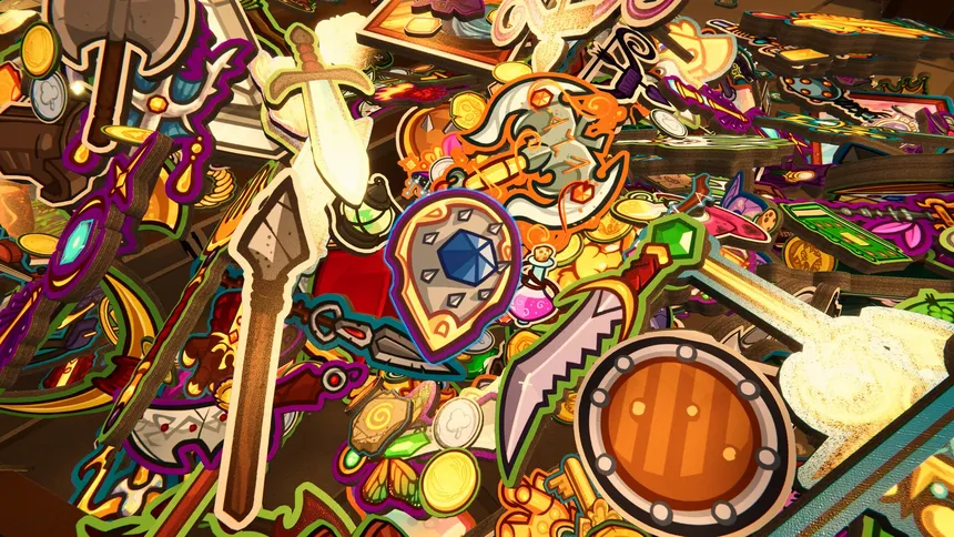 Скриншот 4 к игре Folded Fables: Tidy Up The Dragon Hoard