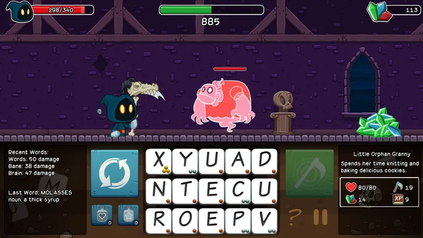 Скриншот 1 к игре Letter Quest: Grimm's Journey Remastered