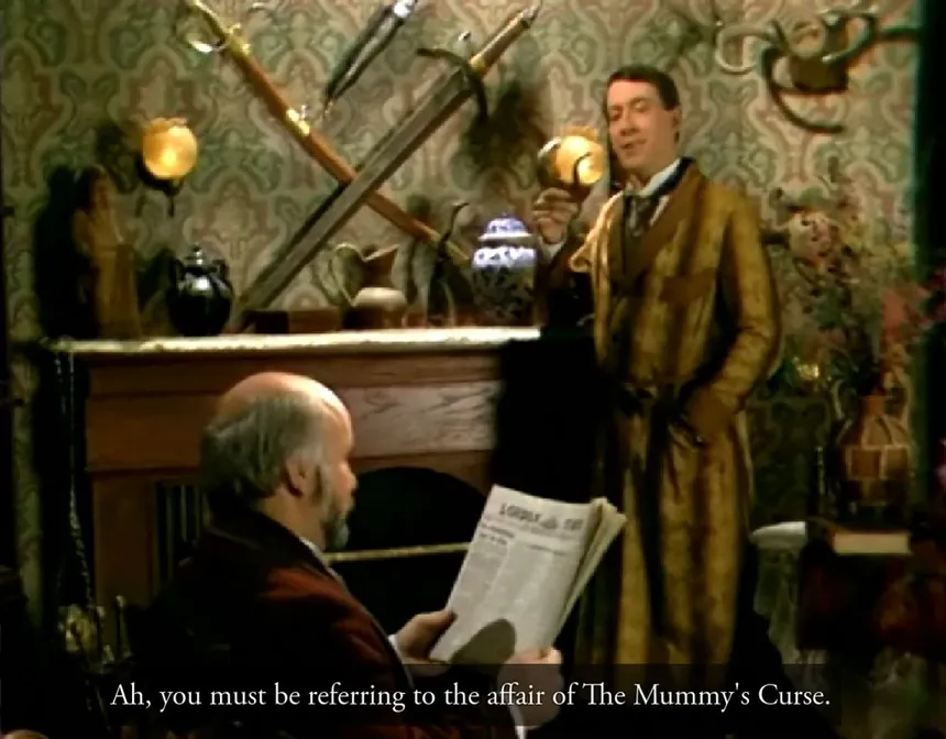 Скриншот 1 к игре Sherlock Holmes Consulting Detective: The Case of the Mummy's Curse
