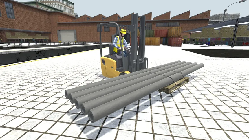 Скриншот 5 к игре Fork Truck Challenge