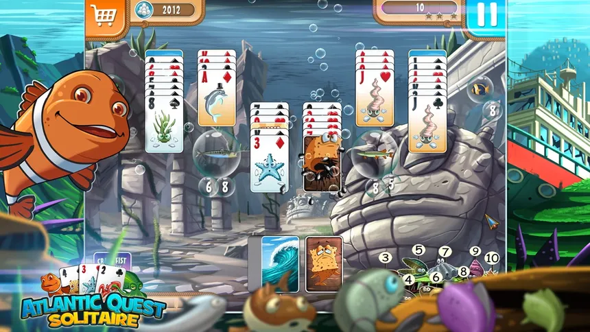 Скриншот 2 к игре Atlantic Quest Solitaire