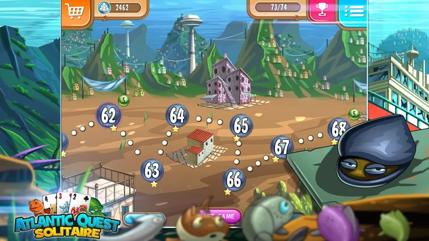 Скриншот 4 к игре Atlantic Quest Solitaire