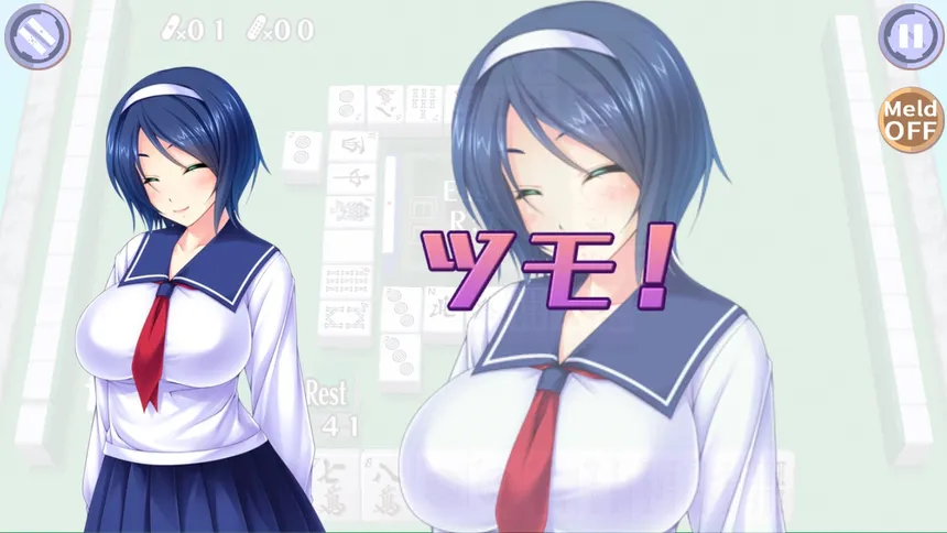 Скриншот 7 к игре Mahjong Pretty Girls Battle : School Girls Edition