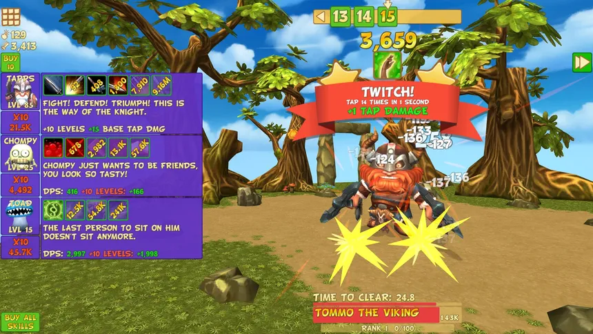 Скриншот 2 к игре Tap Tap Infinity