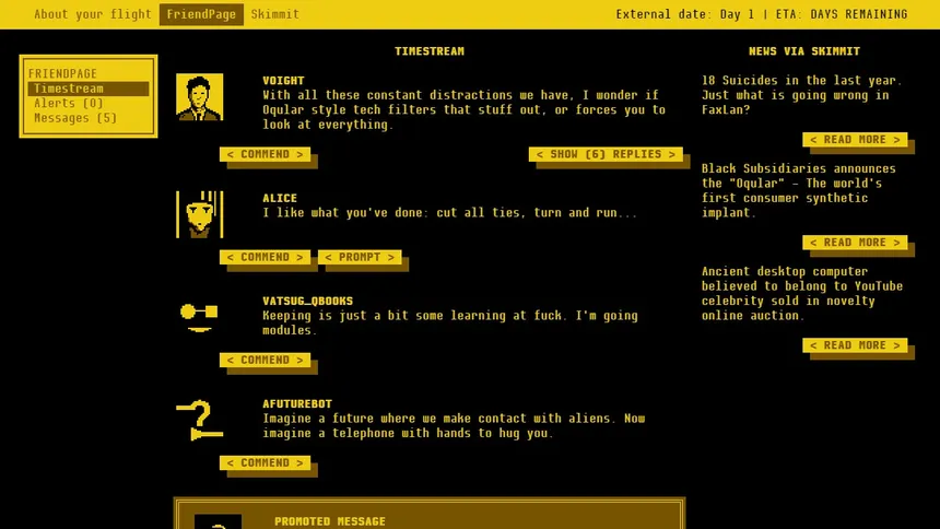 Скриншот 1 к игре Killing Time at Lightspeed: Enhanced Edition