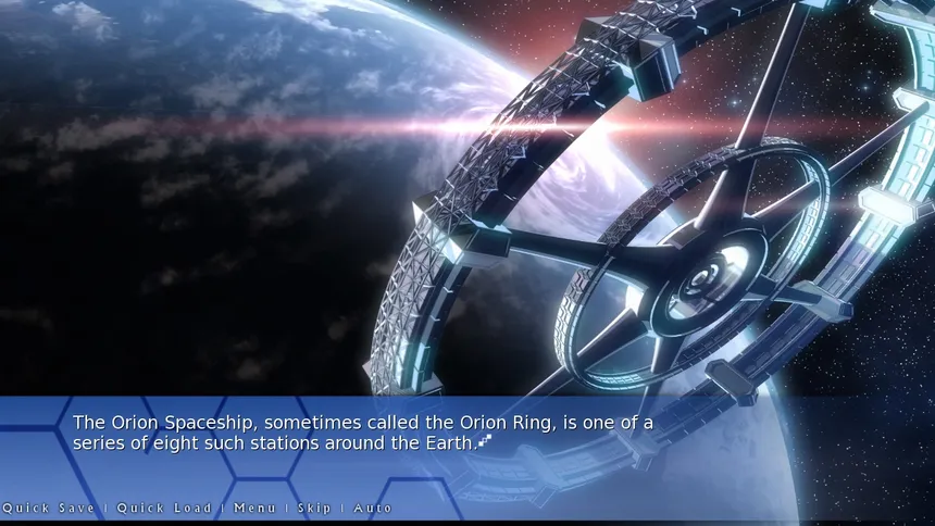 Скриншот 1 к игре Orion: A Sci-Fi Visual Novel