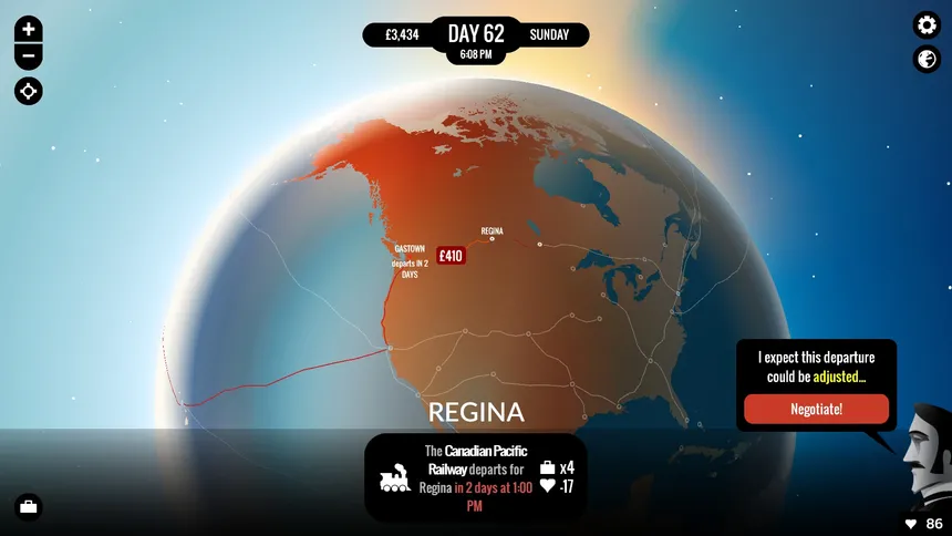 Скриншот 6 к игре 80 Days