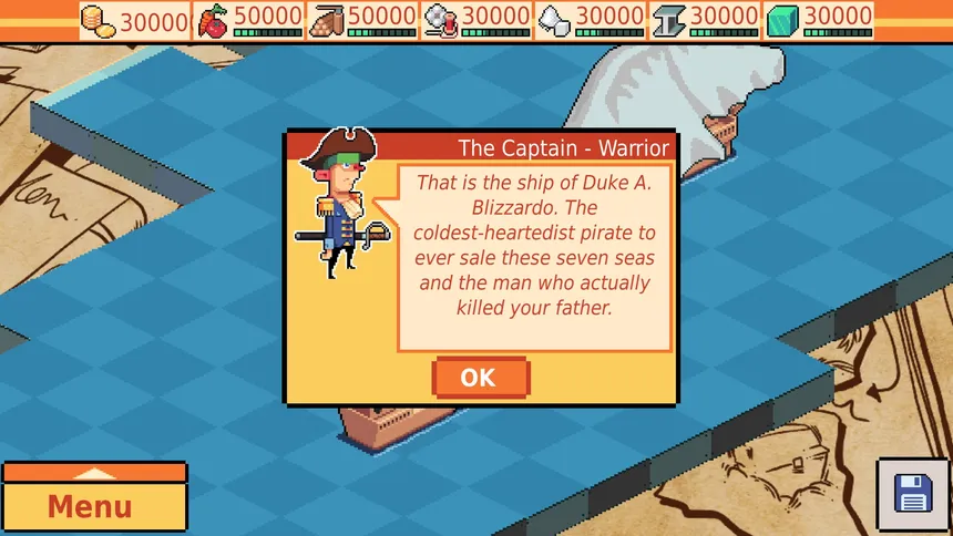Скриншот 1 к игре Swords & Crossbones: An Epic Pirate Story