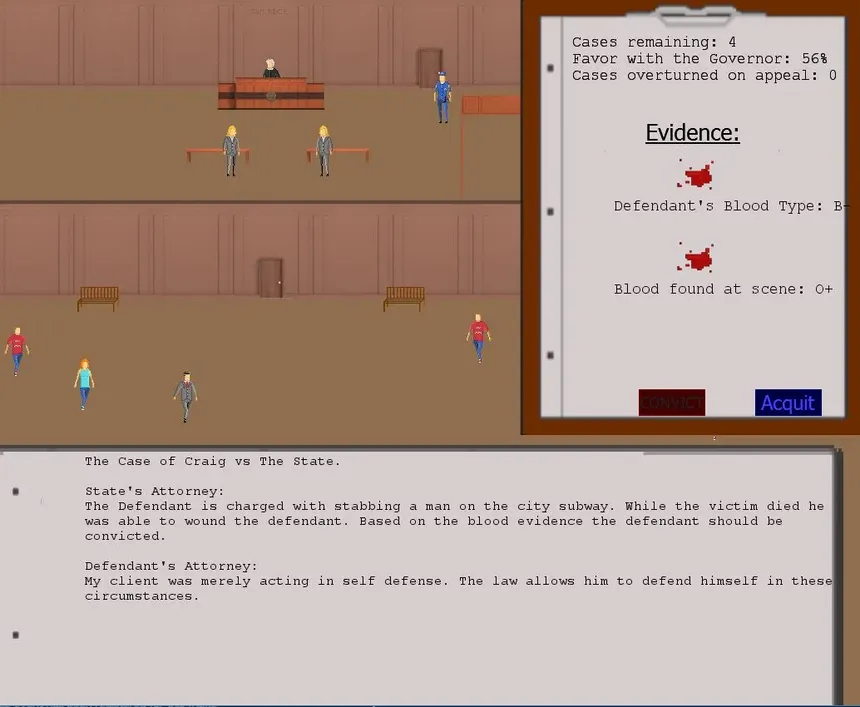 Скриншот 3 к игре Judged: A Court Simulator
