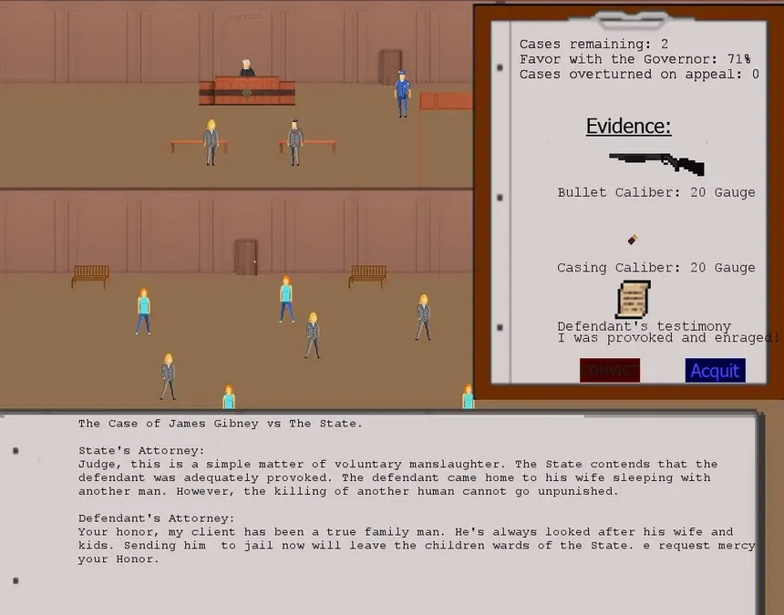 Скриншот 5 к игре Judged: A Court Simulator