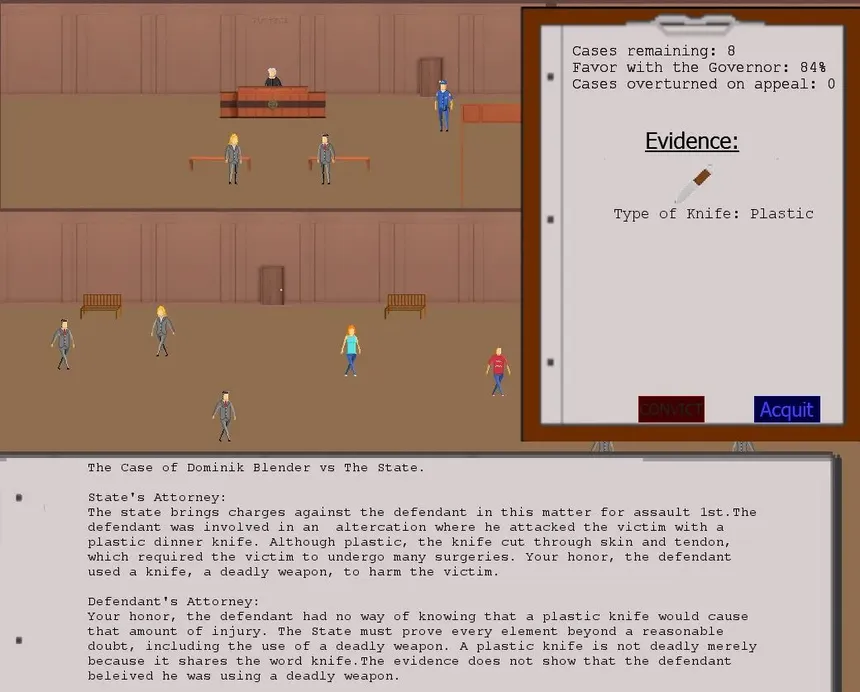 Скриншот 6 к игре Judged: A Court Simulator
