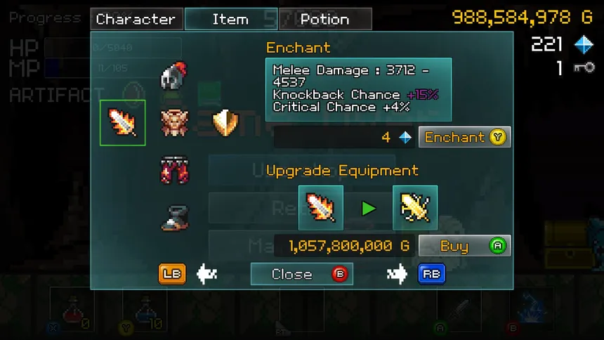 Скриншот 5 к игре Buff Knight Advanced