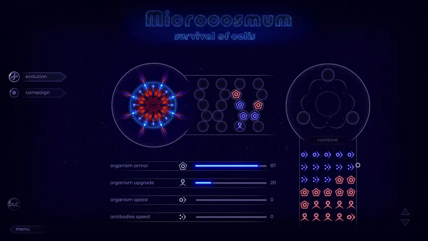 Скриншот 3 к игре Microcosmum: survival of cells