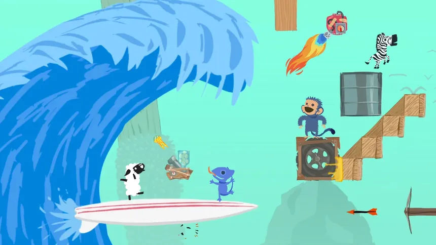 Скриншот 1 к игре Ultimate Chicken Horse