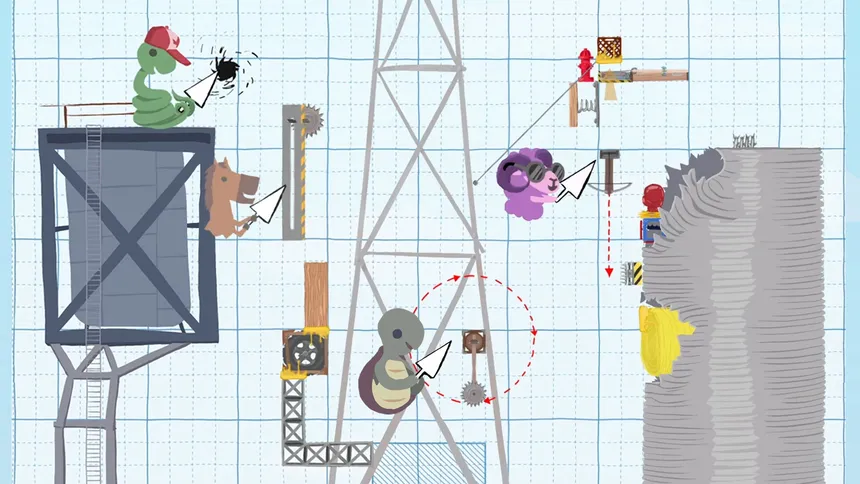 Скриншот 2 к игре Ultimate Chicken Horse