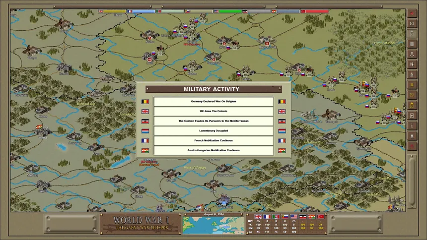 Скриншот 4 к игре Strategic Command Classic: WWI