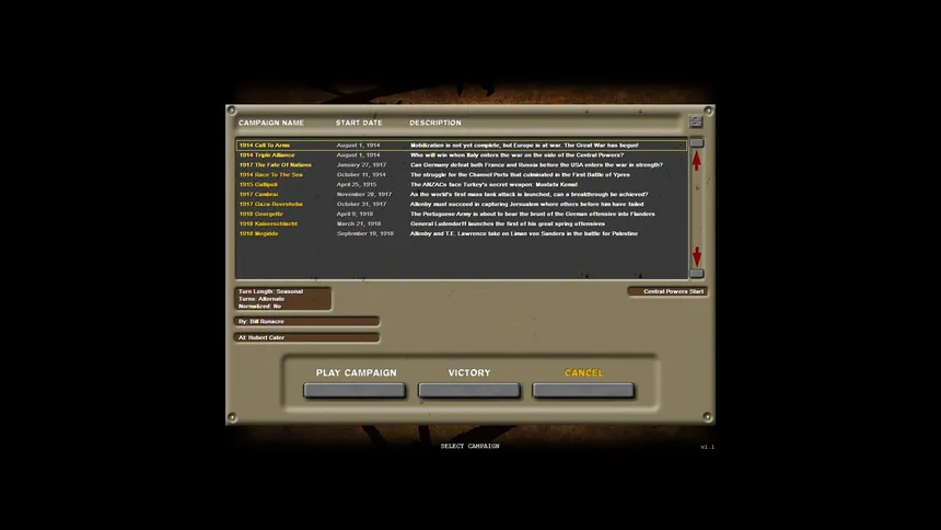 Скриншот 5 к игре Strategic Command Classic: WWI