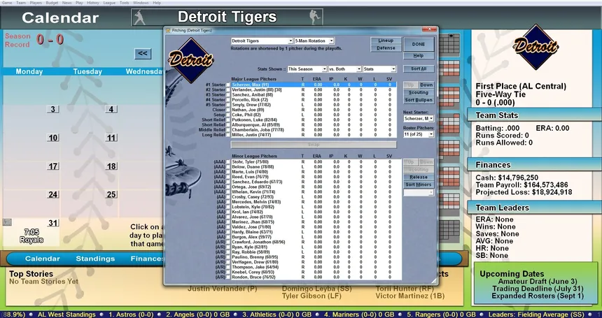 Скриншот 6 к игре Baseball Mogul 2015