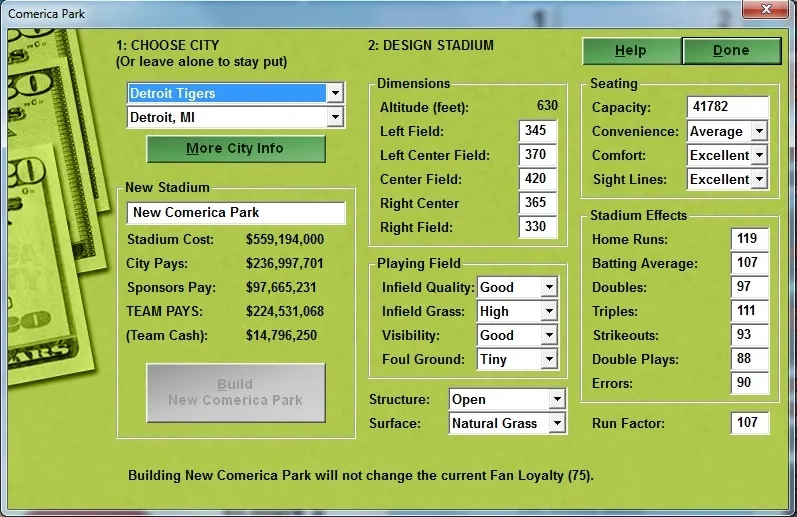 Скриншот 8 к игре Baseball Mogul 2015