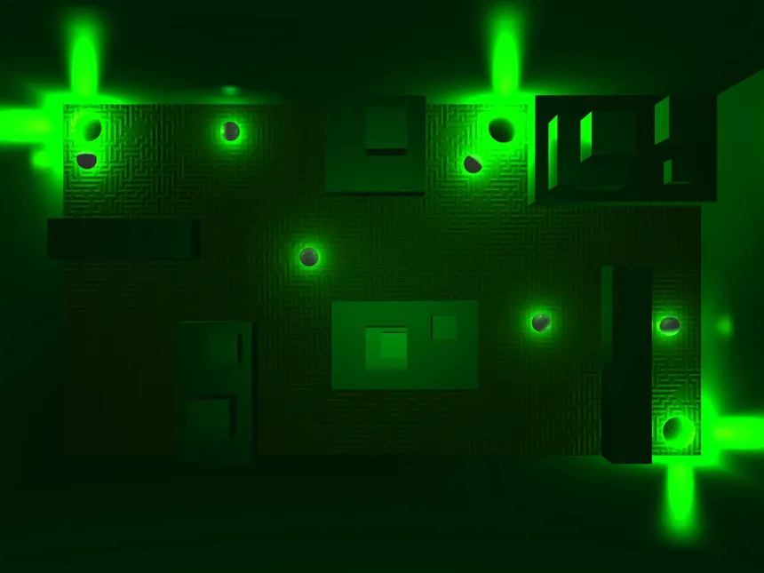 Скриншот 7 к игре "Glow Ball" - The billiard puzzle game