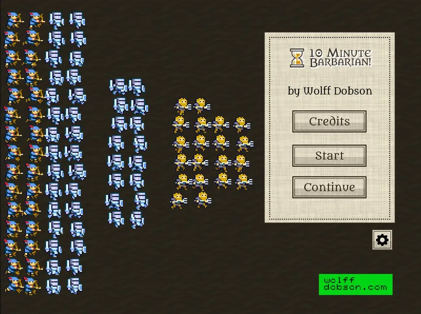 Скриншот 1 к игре 10 Minute Barbarian