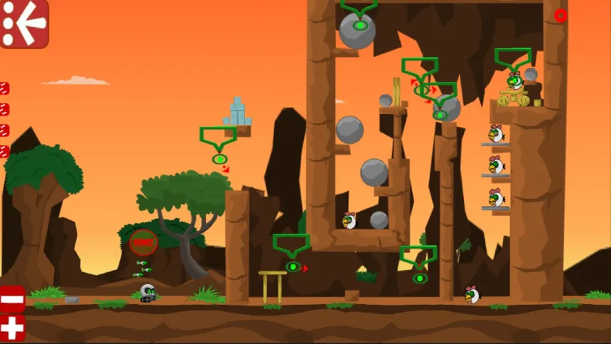 Скриншот 2 к игре Robot vs Birds Zombies