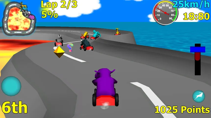 Скриншот 3 к игре Wild Animal Racing