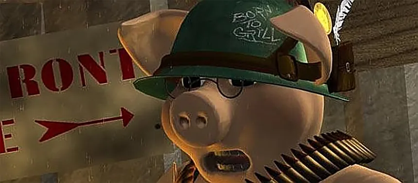 Скриншот 1 к игре Hogs of War