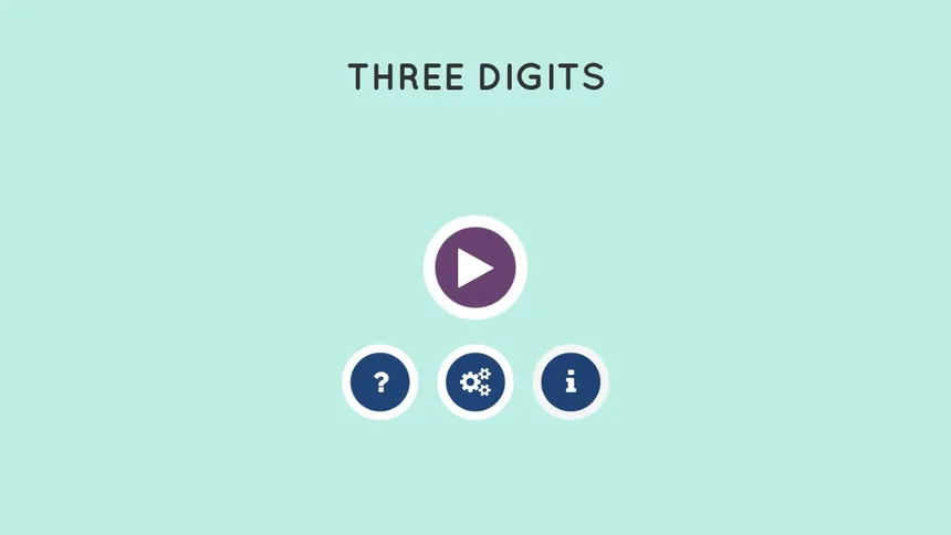 Скриншот 1 к игре Three Digits