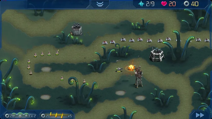 Скриншот 1 к игре Alien Robot Monsters