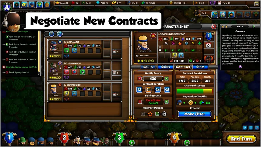 Скриншот 2 к игре Epic Manager - Create Your Own Adventuring Agency!