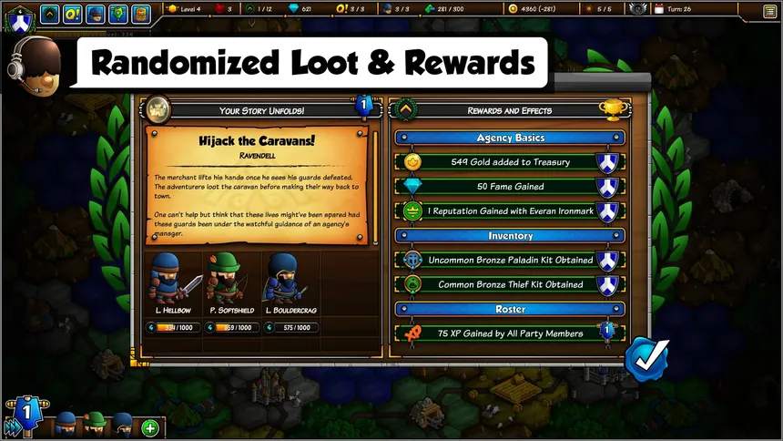 Скриншот 5 к игре Epic Manager - Create Your Own Adventuring Agency!