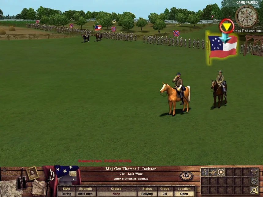 Скриншот 1 к игре Take Command - 2nd Manassas